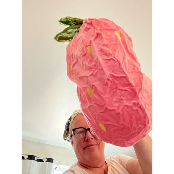 Kawaii Rabbit Strawberry 16” Plush - Picture 6 of 7